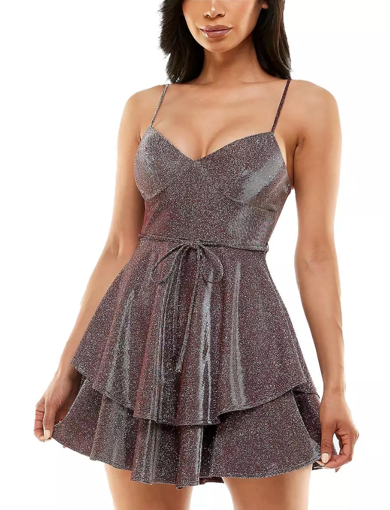 b darlin purple sequin dress B Darlin Women's Purple Embellished & Sequin Dresses