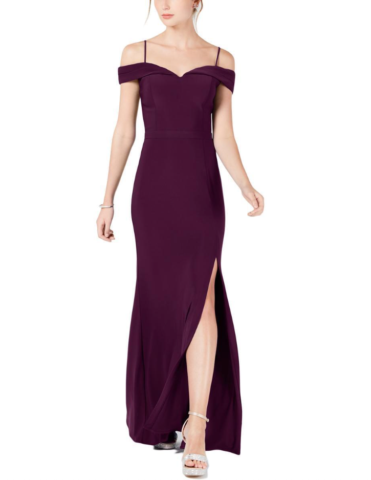 morgan and co purple dress 3