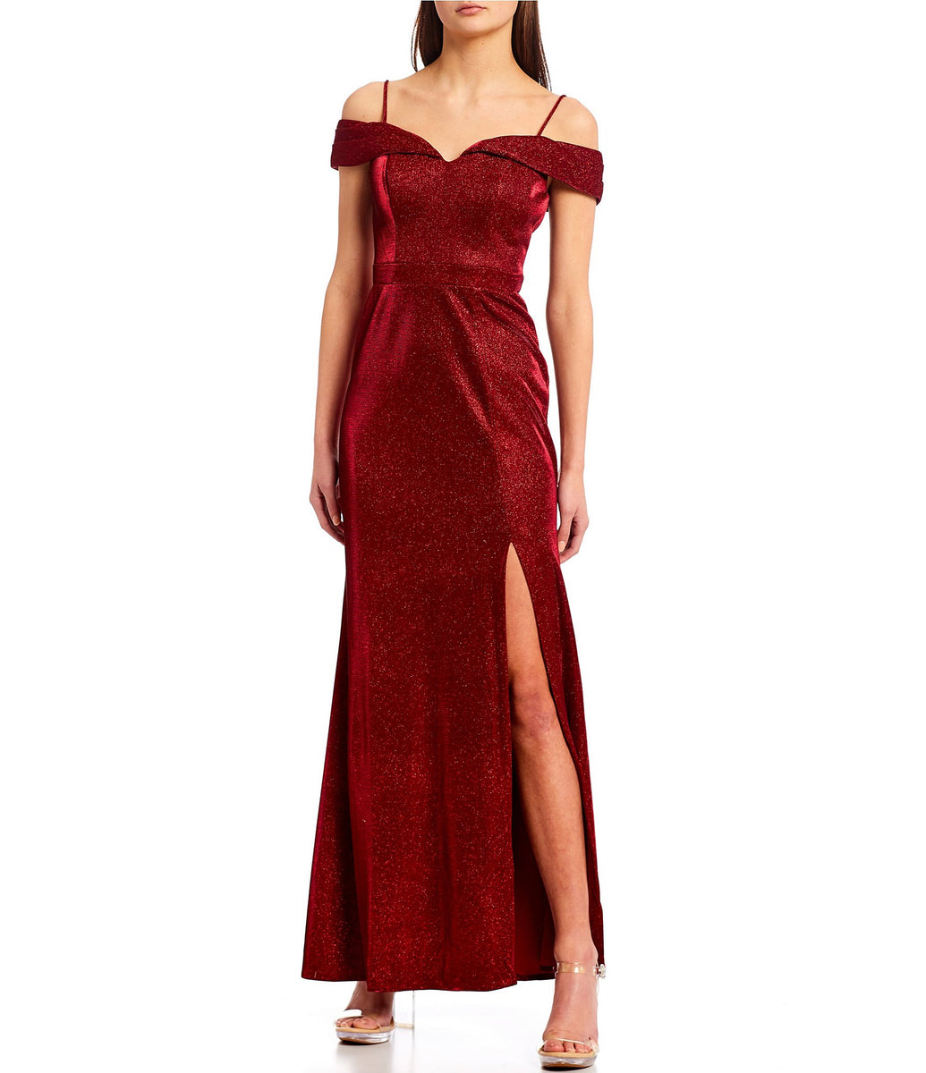 & co red glitter cold gown – The SheShop (Birmingham)