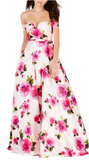 9 - city studio pink floral ball gown