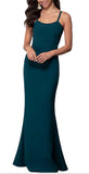 L - minuet teal mermaid gown