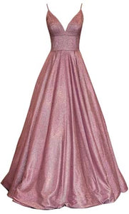 0 - ssb coral glitter ball gown