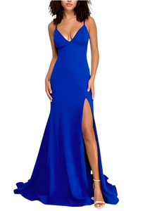 3 - city studio royal blue fitted gown