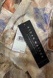 2 - aidan mattox champagne off the shoulder floral jacquard gown