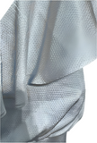 10 - adrianna papell silvery blue textured satin gown