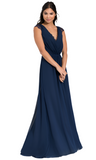 4 - hayley paige chiffon & lace-back dress