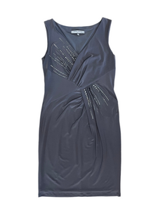 6 - anne klein grey embellished dress