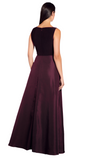 10 - adrianna papell purple taffeta gown