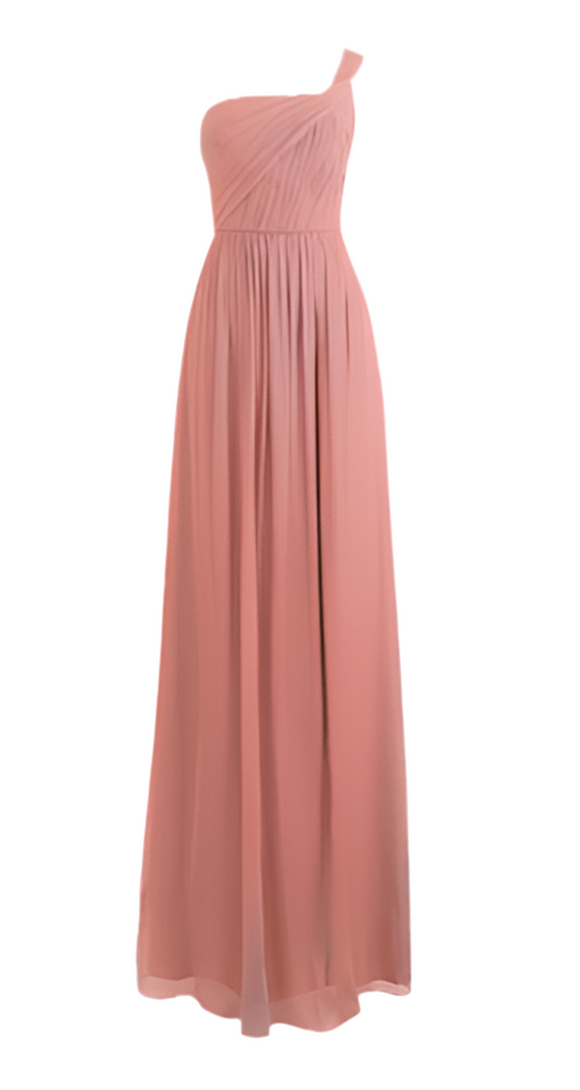 j crew coral orange one shoulder silk maxi dress