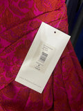 0 - theia red & pink cap sleeve gown