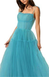 4 - ssb light turquoise blue whimsy tulle gown