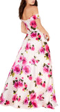 9 - city studio pink floral ball gown