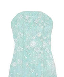 6 - vintage jovani blue strapless embroidered mermaid gown*