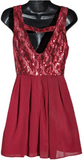 7 - my michelle red sequined bodice dress