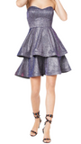 7 - teeze me purple glitter mesh cutout party dress*