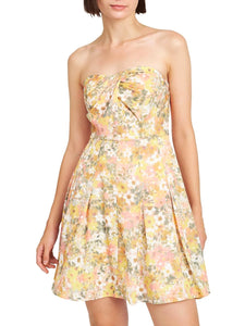 XS - en saison yellow floral kasey dress