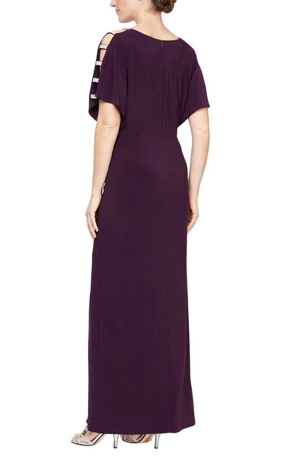 12 - alex evenings purple embellished short sleeve gown The SheShop (Birmingham) 12 - alex evenings purple embellished short sleeve gown The SheShop (Birmingham)