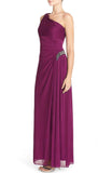 14 - alex evenings one shoulder ruched gown