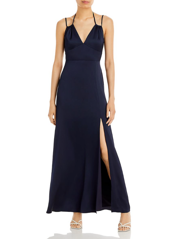 aqua navy blue dress 6