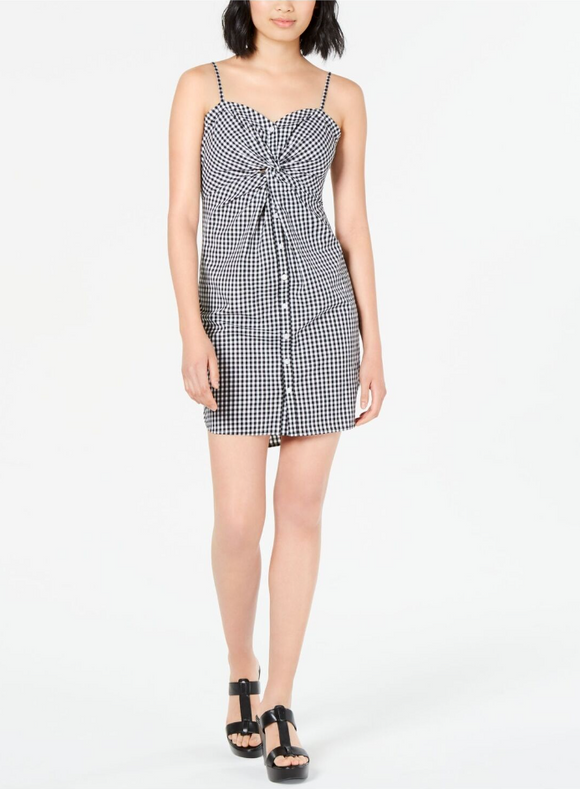 4 - bar iii b&w checkered dress