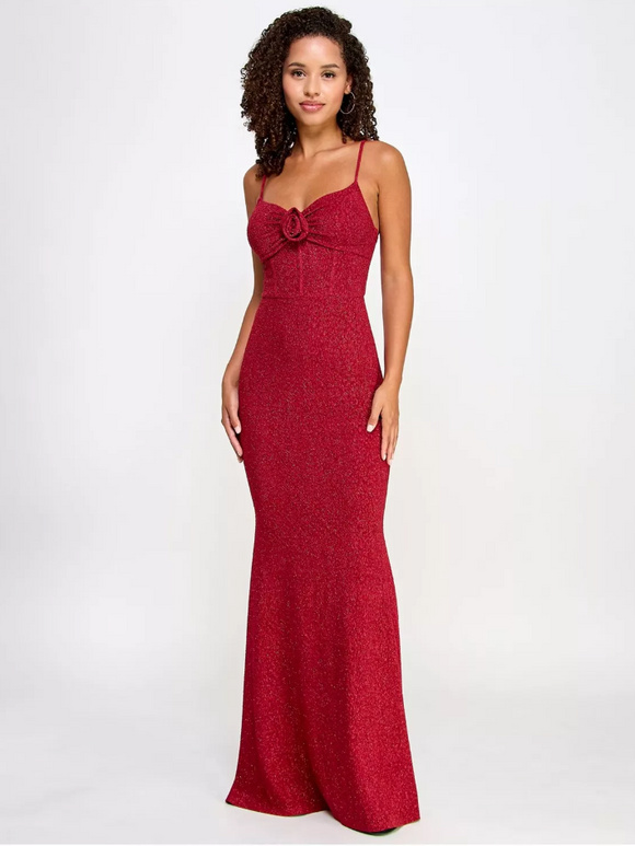 XL - bcx red corset gown