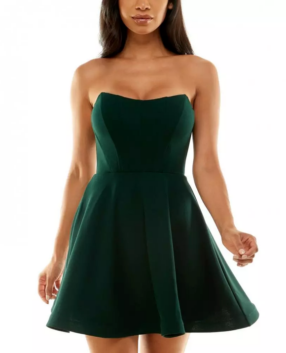 3 - b darlin green strapless corset party dress