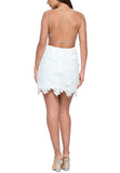 3 - b darlin white lace mini dress