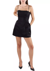 0 - danielle bernstein black mini dress