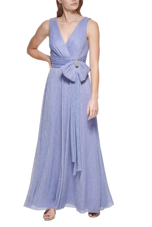 8 - eliza j purple metallic gown