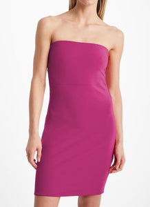 9 - express purple strapless cocktail dress