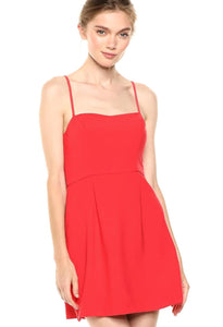 5 - french connection red casual dress