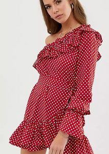 Asos dresses polka dot sales