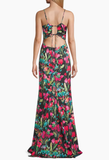 6 - liv foster black floral mermaid gown