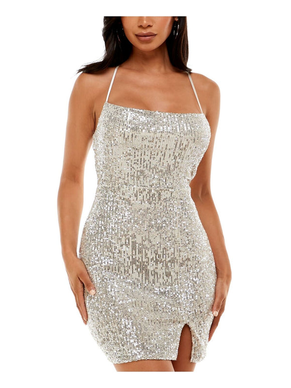 13 - speechless champagne sequin lace up dress The SheShop (Birmingham) 13 - speechless champagne sequin lace up dress The SheShop (Birmingham)