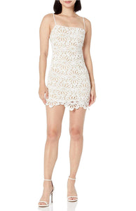 6 - steve madden white daisy dress