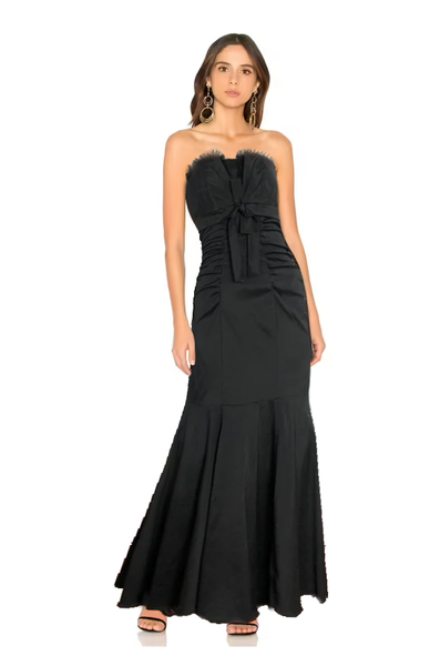 xscape black mermaid dress 14