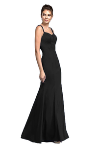 S - aspeed black structured mermaid dress