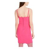 7 - city studio bright pink scalloped dress