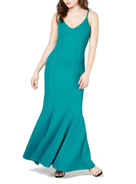 jump apparel green dress Jump Apparel by Wendye Chaitin Emerald Green Lace Open Back Dress Plus Sz XXL