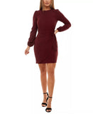 XXS - speechless burgundy long sleeve party dress