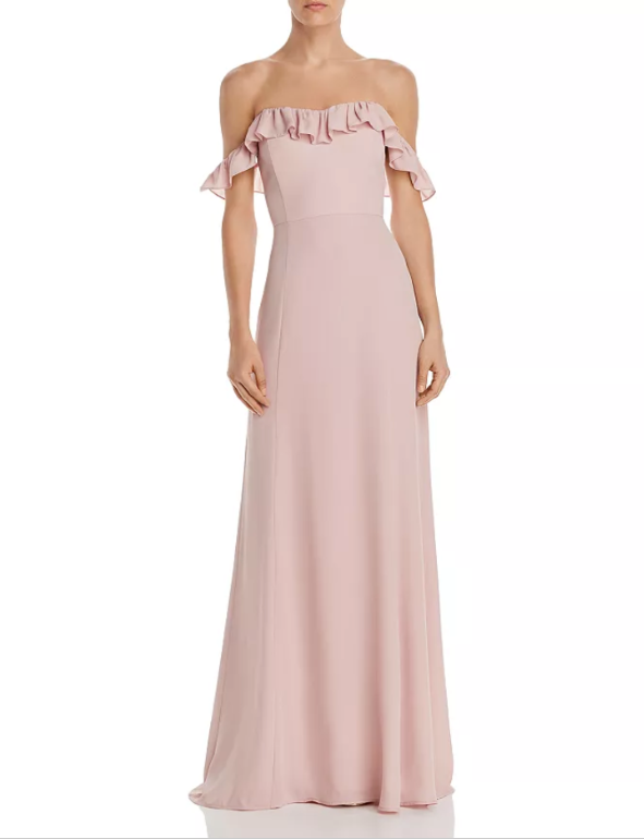 Wayf off the shoulder dress hotsell